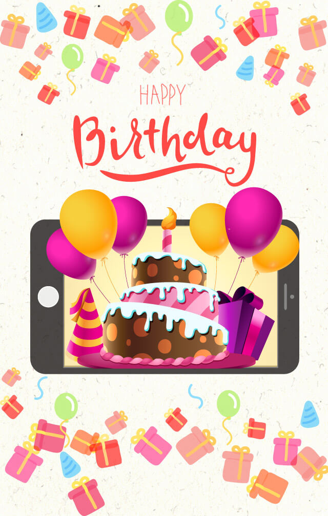 Animated Happy Birthday Cards Card Design Template