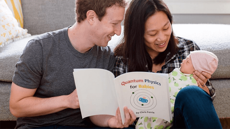 Mark Zuckerberg and Priscilla Chan Read to Their First Child Max