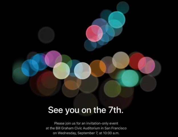 Apple iPhone 7 invitation